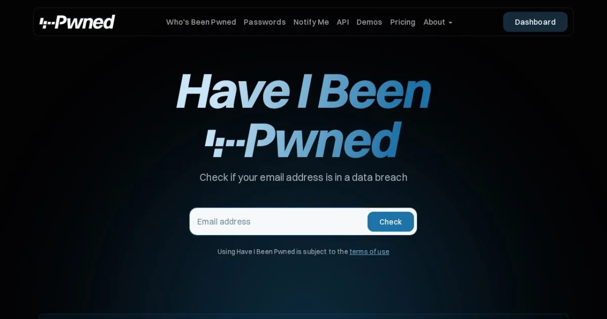 Have I Been Pwned