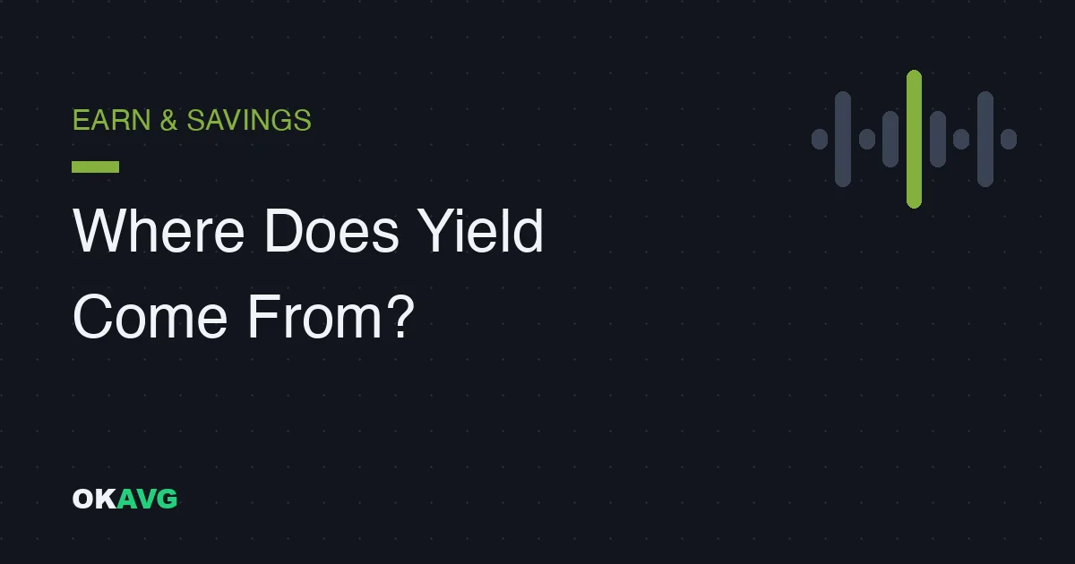 Where Does Crypto 'Earn' Yield Actually Come From? Lending, Staking and the Red Flags